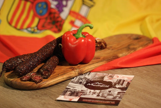 Spanish Fuet with Paprika Coat 🇪🇸
