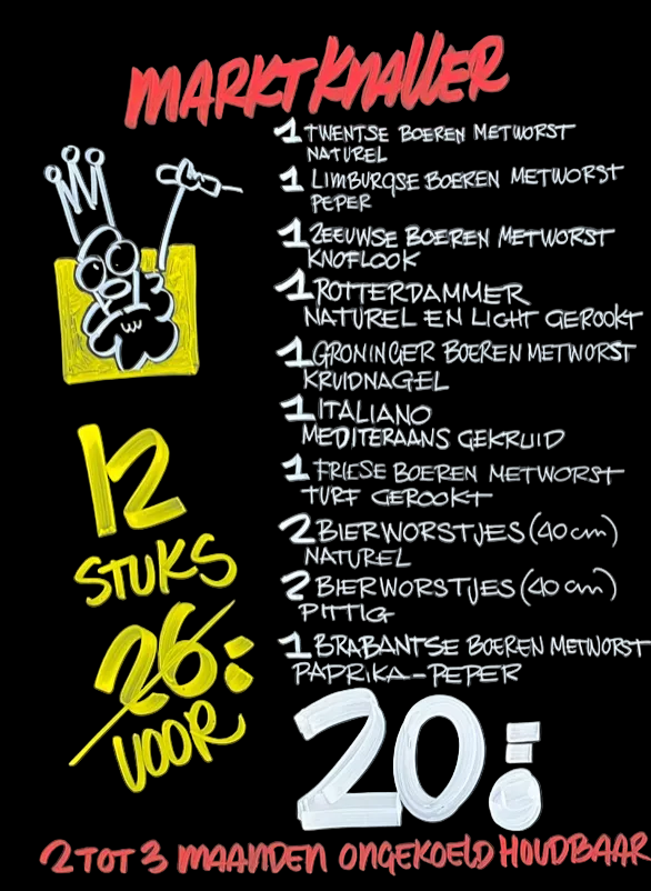 Worstenkoning-marktknaller